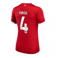 Maglie da calcio Liverpool Virgil van Dijk #4 Prima Maglia Femminile 2023-24 Manica Corta